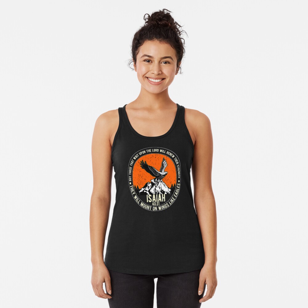 Vista previa del artículo con la obra «Camiseta con espalda nadadora», diseñado y vendido por merchbyrb.
