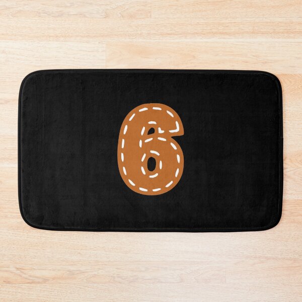 Item preview, 6 number college style USA leather stitched designed and sold by GeogDesigns.