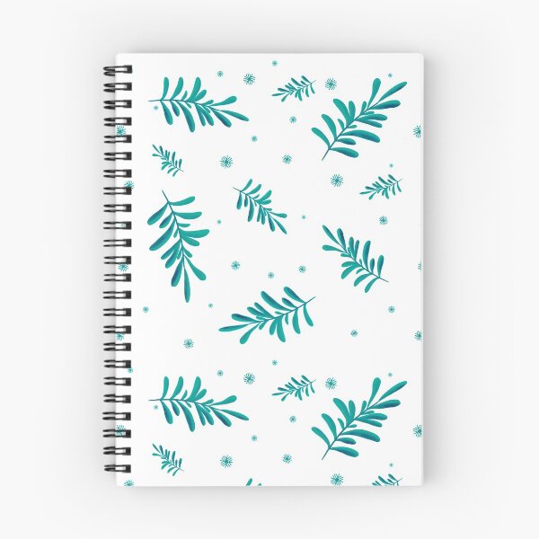 Item preview, Turquoise leafs and snowflakes  designed and sold by Mashusha-art.