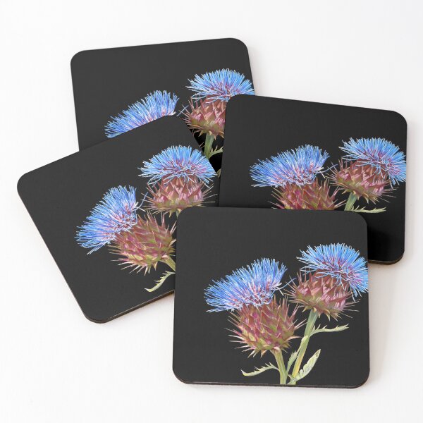 Item preview, Scottish Thistle (Black) designed and sold by Fiona Calder Designs.