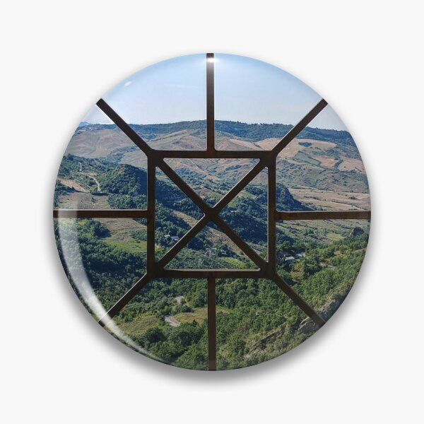 Item preview, Abruzzo Abruzzi italy italian view terrace rail mountains landscape rural national park trail hike designed and sold by am-mantilla2156.