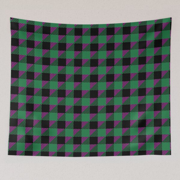 Item preview, green plaid pattern designed and sold by quoting.