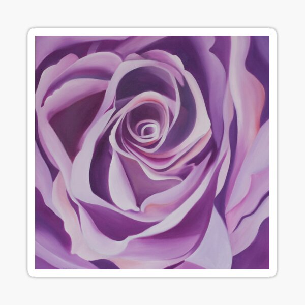 Purple Petals Sticker