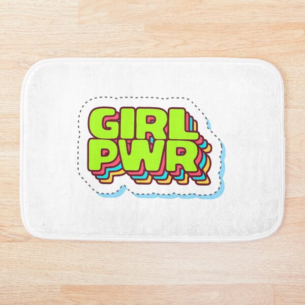 Aperçu de l'œuvre Icônes d'autocollant GIRL PWR doodle dessiné à la main créée et vendue par H3ITH7M.
