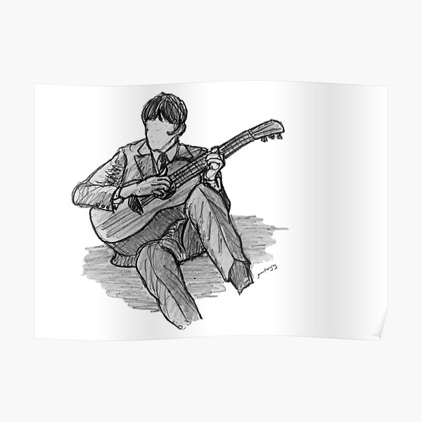 Hand Drawn Classical Guitar Pencil Sketch Stock Photo Picture And Royalty  Free Image Image 92801005