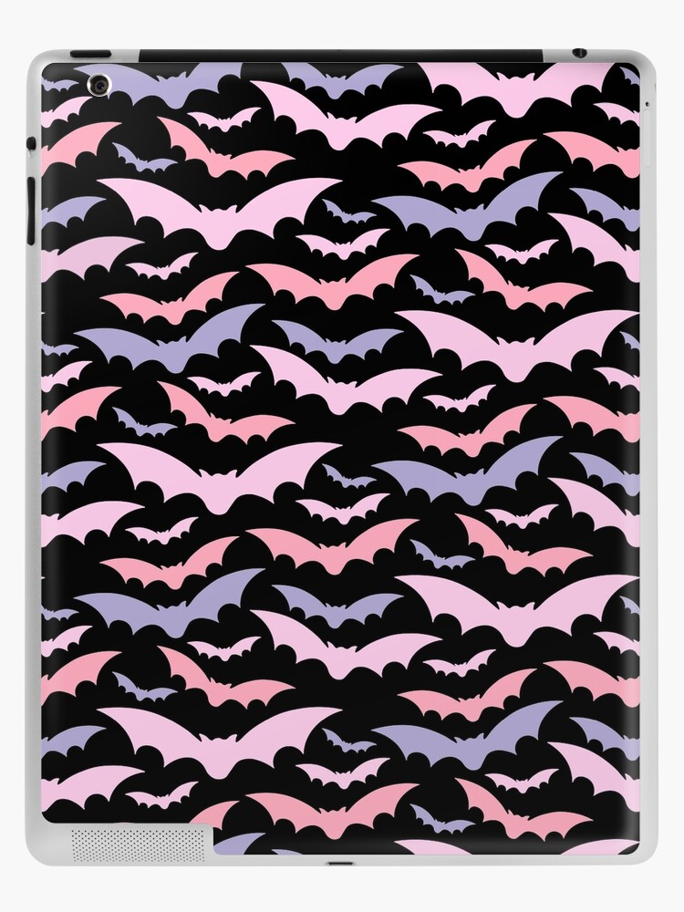 Pastel goth pink bats spooky Bath Mat by GriffyPrints