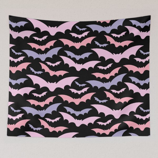 Item preview, Pastel Bats ,Pastel Goth,Aesthetic clothes,Harajuku,pink goth fashion,Creepy cute,pink gothic,Pastel goth clothing,bubble goth designed and sold by TheNakednun.