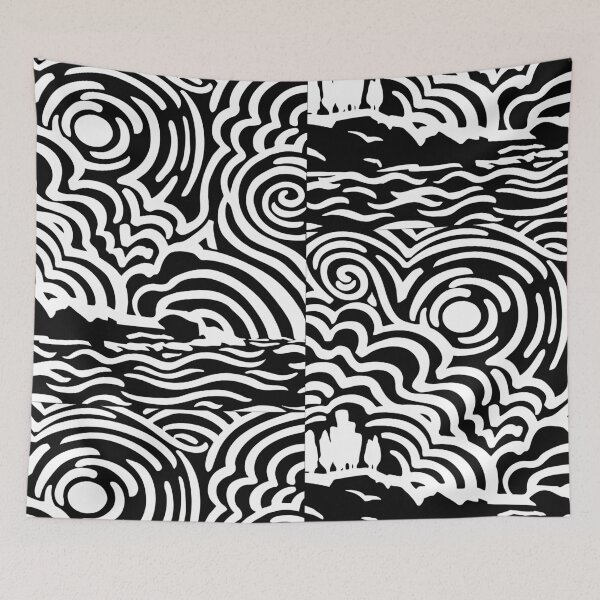 Item preview, Van Gogh Style, Swirly Sun & Clouds designed and sold by James Hindermeier.