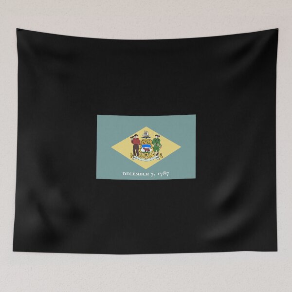 Item preview, Delaware USA flag flag designed and sold by GeogDesigns.