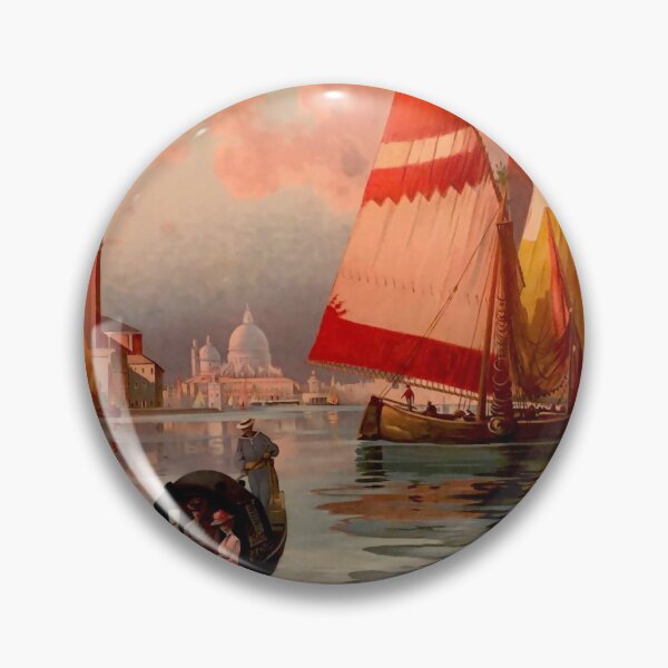 Item preview, retro classic EST Venise poster designed and sold by CorasPosters.