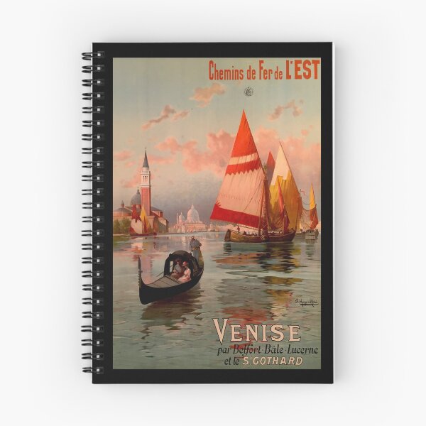 Item preview, retro classic EST Venise poster designed and sold by CorasPosters.