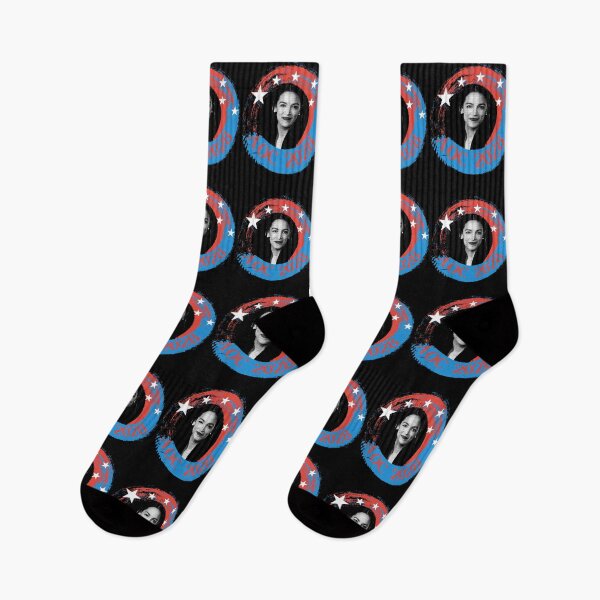 Item preview, AOC 2028 Alexandria Ocasio-Cortez Bitches Get Stuff Done American Flag Democrat Progressive designed and sold by RKSDesigns.