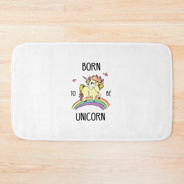 Item preview, Born To Be Unicorn With Rainbow designed and sold by tshirtsmk.
