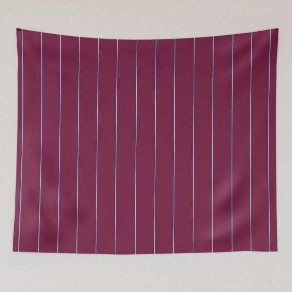 Item preview, Claret and blue team colours (thin stripes) designed and sold by NiceEggThreads.