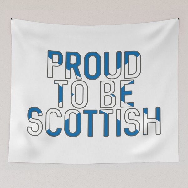 Item preview, Proud To Be Scottish, Scottish Saltire Flag Slogan Design  designed and sold by MacPean.
