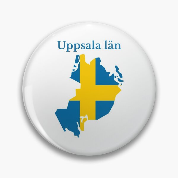 Item preview, Uppsala County Map, Swedish County, Sweden. designed and sold by marosharaf.