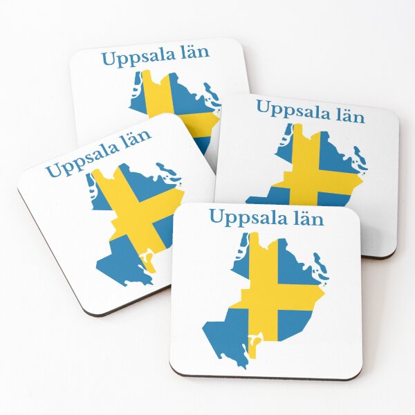 Item preview, Uppsala County Map, Swedish County, Sweden. designed and sold by marosharaf.