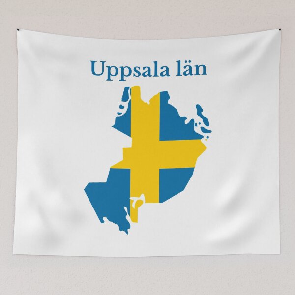 Item preview, Uppsala County Map, Swedish County, Sweden. designed and sold by marosharaf.