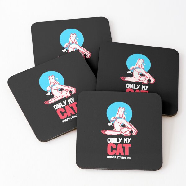 Item preview, Only My Cat Understands Me – Cute Halasana Plough Yoga Kitty designed and sold by The Green Corner.