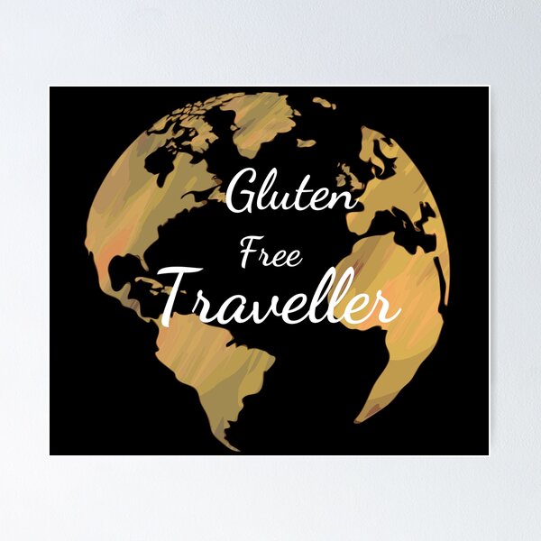 Item preview, Gluten free around the world designed and sold by GlutenFreeTee.