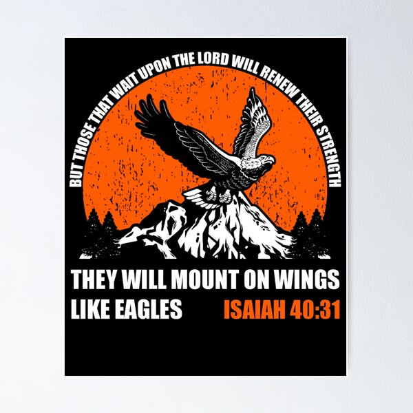 Item preview, Isaiah 40:31 Christian Bible Verse And Scripture designed and sold by merchbyrb.