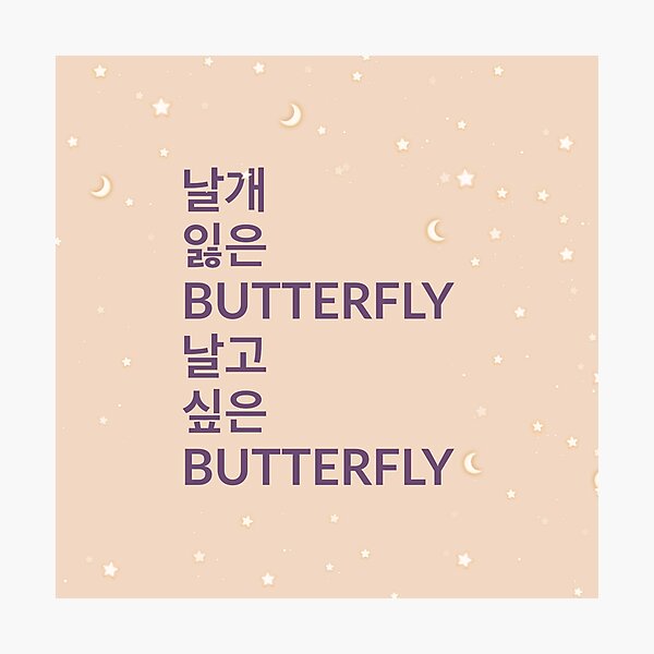 Item preview, P1Harmony BUTTERFLY Lyrics designed and sold by skeletonwar.