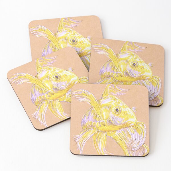 Item preview, Gold Butterfly Koi — Cyprinus rubrofuscus designed and sold by Sheila Singhal.
