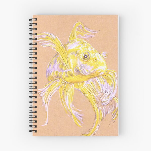 Item preview, Gold Butterfly Koi — Cyprinus rubrofuscus designed and sold by Sheila Singhal.