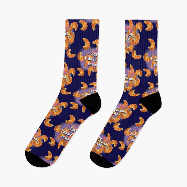 Item preview, Sorry I don't speak croissant funny French humor designed and sold by Dark Blue.