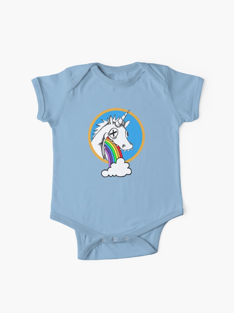 Drunk Unicorns Make Rainbows Baby One Piece By Mrpeterrossiter