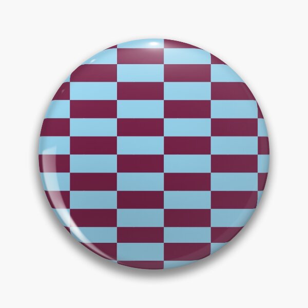 Item preview, Claret and blue team colours (chequered) designed and sold by NiceEggThreads.
