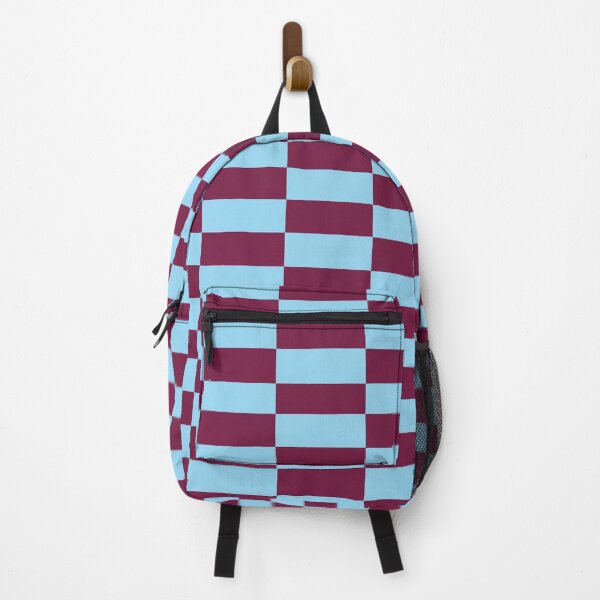 Item preview, Claret and blue team colours (chequered) designed and sold by NiceEggThreads.