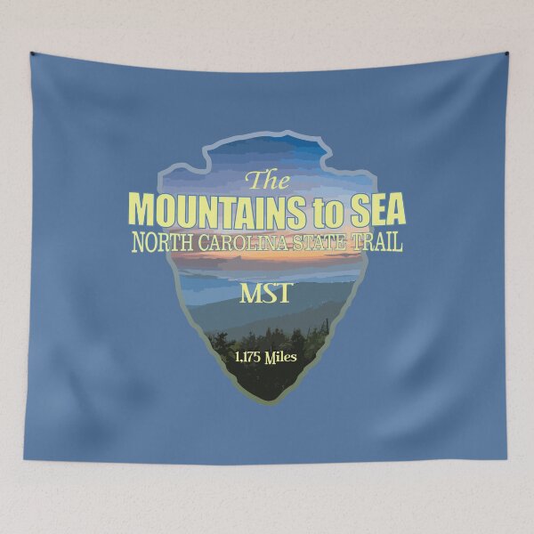 Item preview, Mountains to Sea Trail (arrowhead) designed and sold by curranmorgan.
