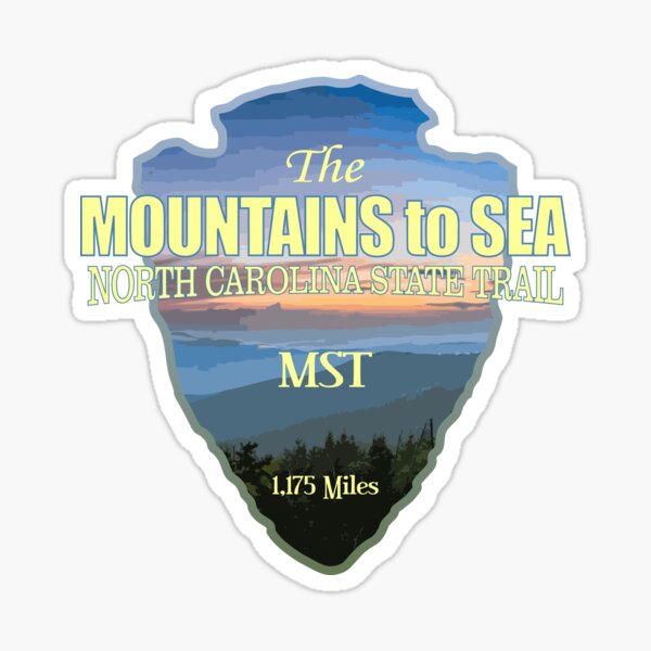 Item preview, Mountains to Sea Trail (arrowhead) designed and sold by curranmorgan.