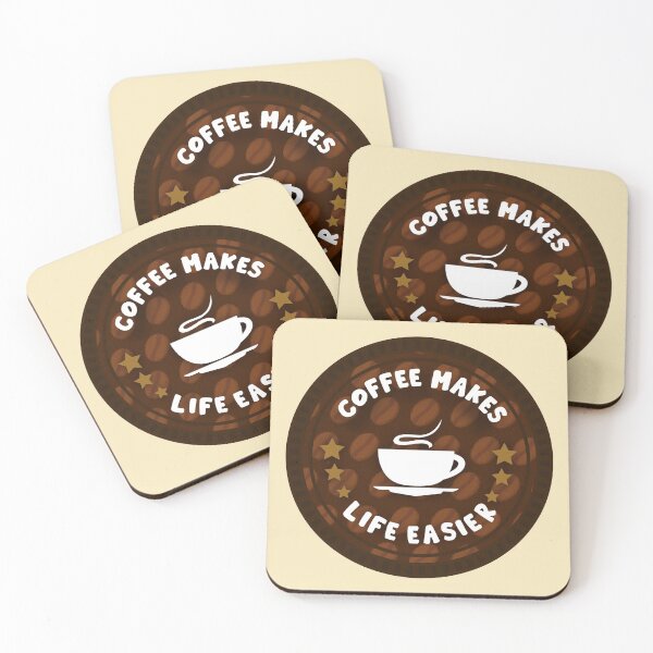 Item preview, COFFEE MAKES LIFE EASIER designed and sold by noahs-shop.