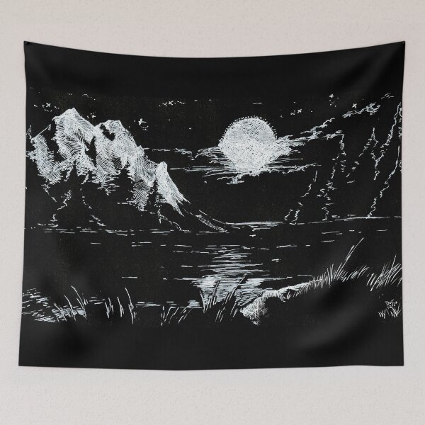 Item preview, Moonlit Lake designed and sold by Derek Wallace.