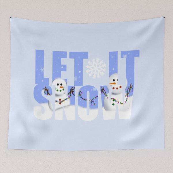 Item preview, Let it snow Christmas snowman designed and sold by Randompicture.