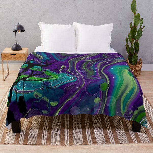 Item preview, Star Gazing, digital fluid pour with cells designed and sold by MayGreenAbgrall.