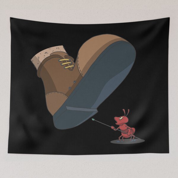 Item preview, Small but powerful - ant with spear designed and sold by Monkey Ful.