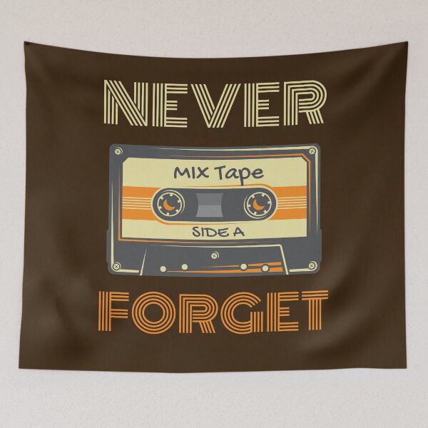 Item preview, Never Forget - Retro Style Mix Tape designed and sold by Adonalyn.