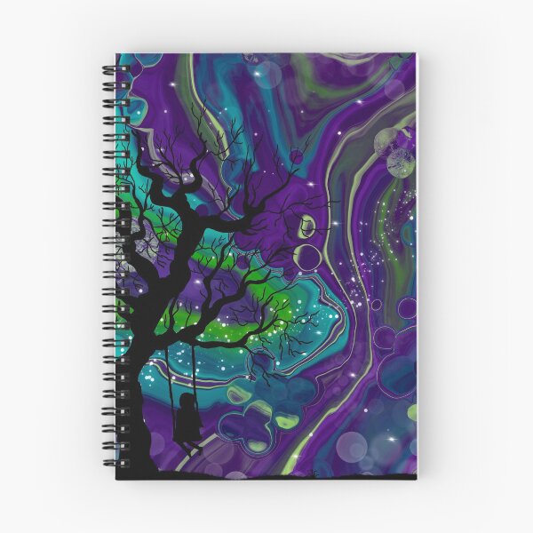 Item preview, Star Gazing, digital fluid pour with cells designed and sold by MayGreenAbgrall.