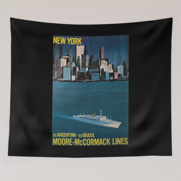 Item preview, retro classic New York poster designed and sold by CorasPosters.