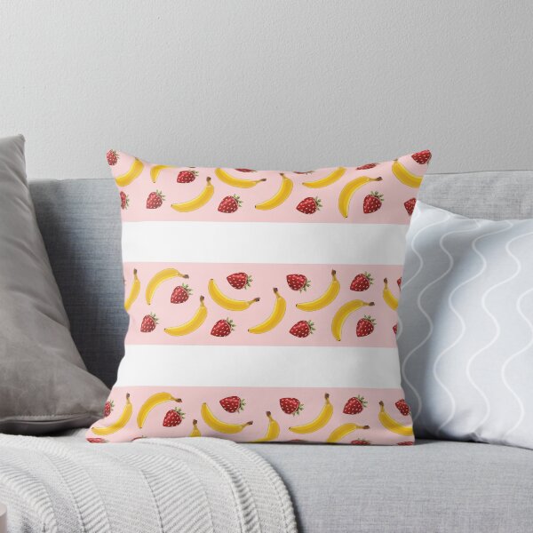 Item preview, Cute strawberries and bananas pattern designed and sold by Phiya.