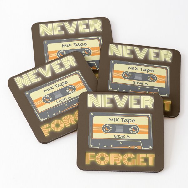 Item preview, Never Forget - Retro Style Mix Tape Neon Effect designed and sold by Adonalyn.