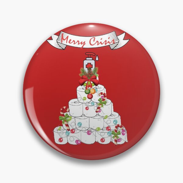Item preview, Merry Crisis- Toilet Paper Christmas Tree- Funny Merry Christmas Greeting 2020 designed and sold by EvaWolf.