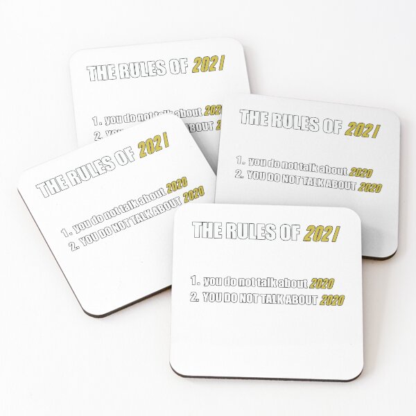 Item preview, The Rules Of 2021 | Do Not Talk About It designed and sold by DanLopesMerch.
