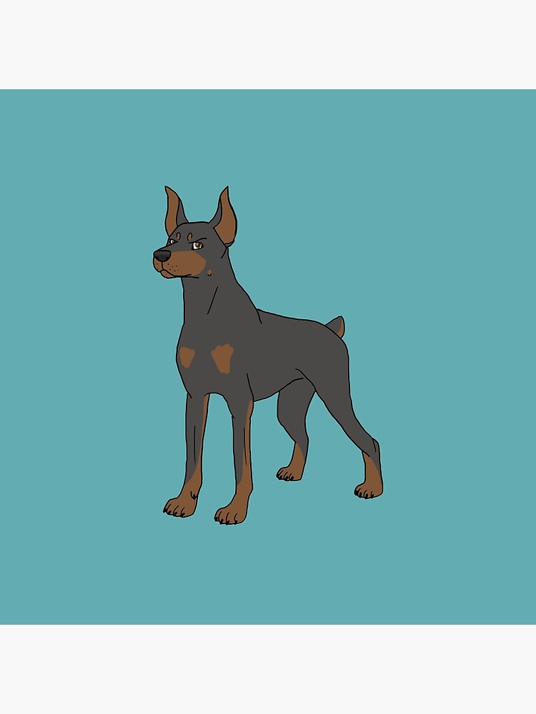 que es un doberman azul