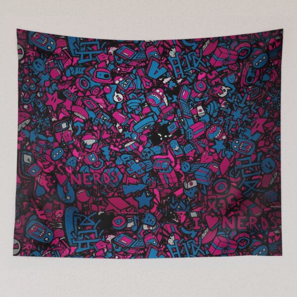 Item preview, I love nerds  complex picture designed and sold by 42youbest.