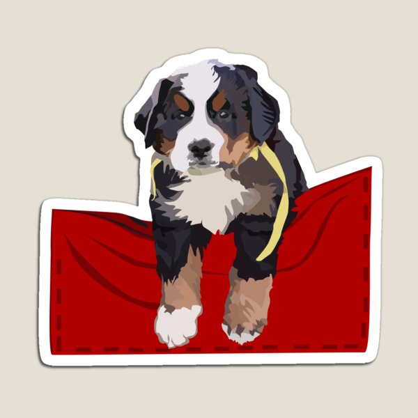 Item preview, Bernese Mountain Dog Puppy illustration  designed and sold by Anvin Peeter.