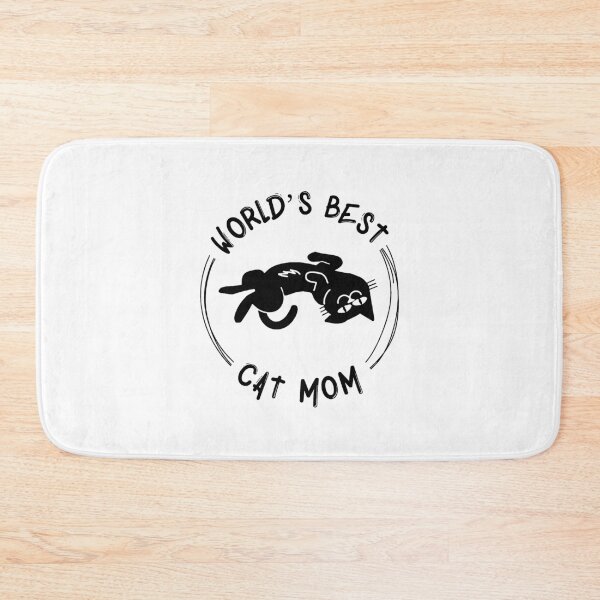 Item preview, World’s best cat mom, Mommy cat, Funny cat lover v4 designed and sold by pookkudesign.